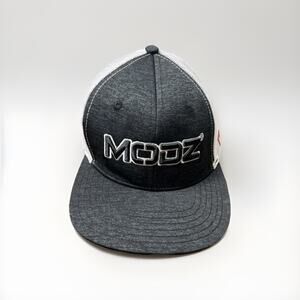 MODZ Trucker Hat Authentic Cart Love Apparel Black Mens OSFM Snapback Flat Brim